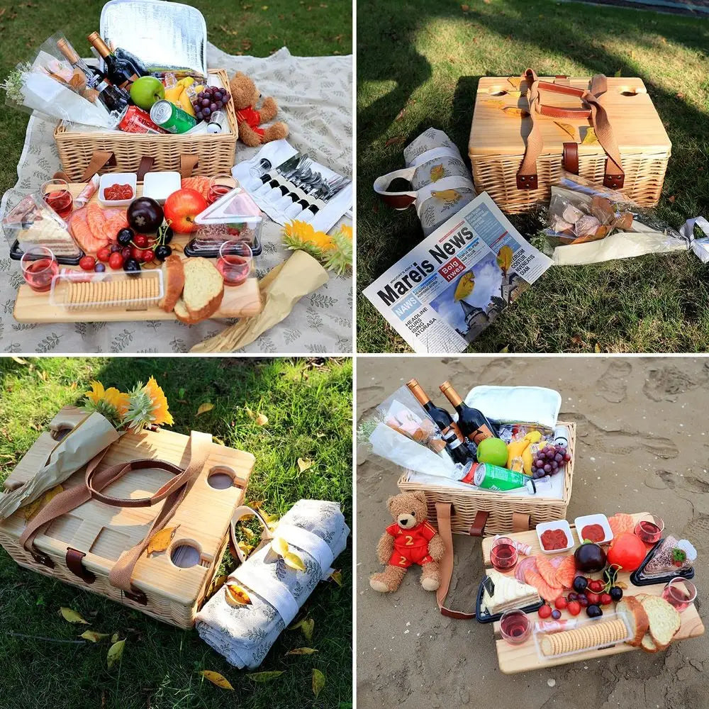 Picnic Basket Set for Two