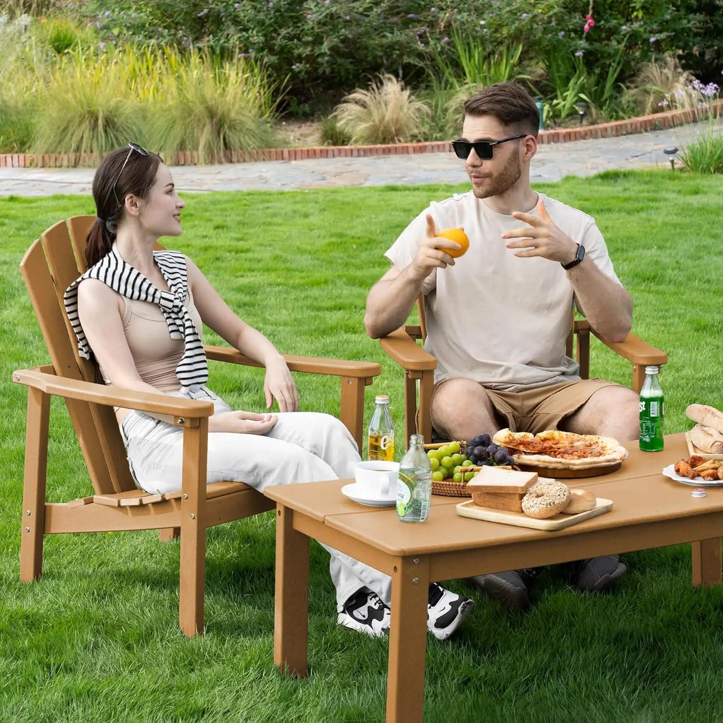 Stackable Adirondack Chairs Set of 4
