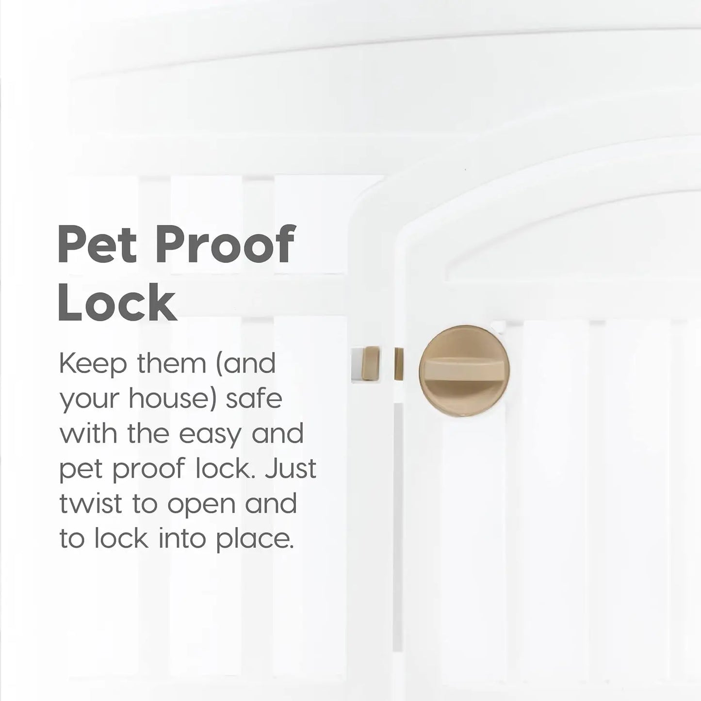 Puppy Playpen with Door, 35x35x24 Inches