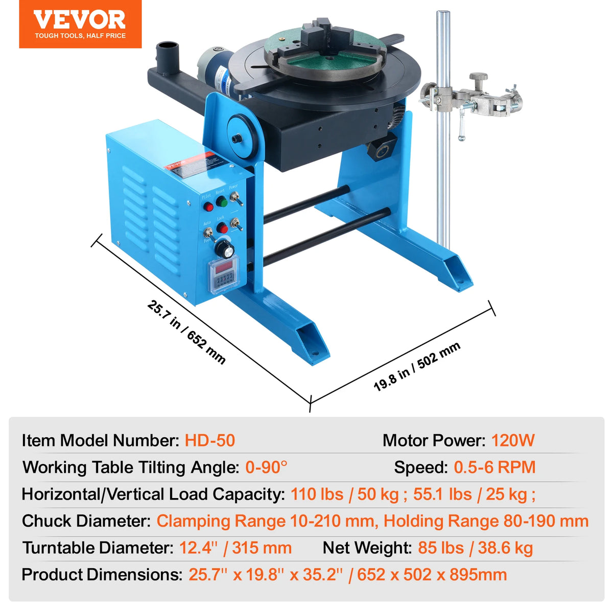 Rotary Welding Positioner