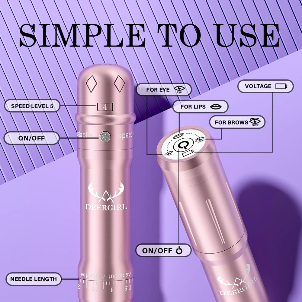 Wireless Permanent Makeup Machine Kit