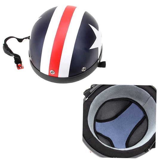 Half Open Face  Helmet with Goggles