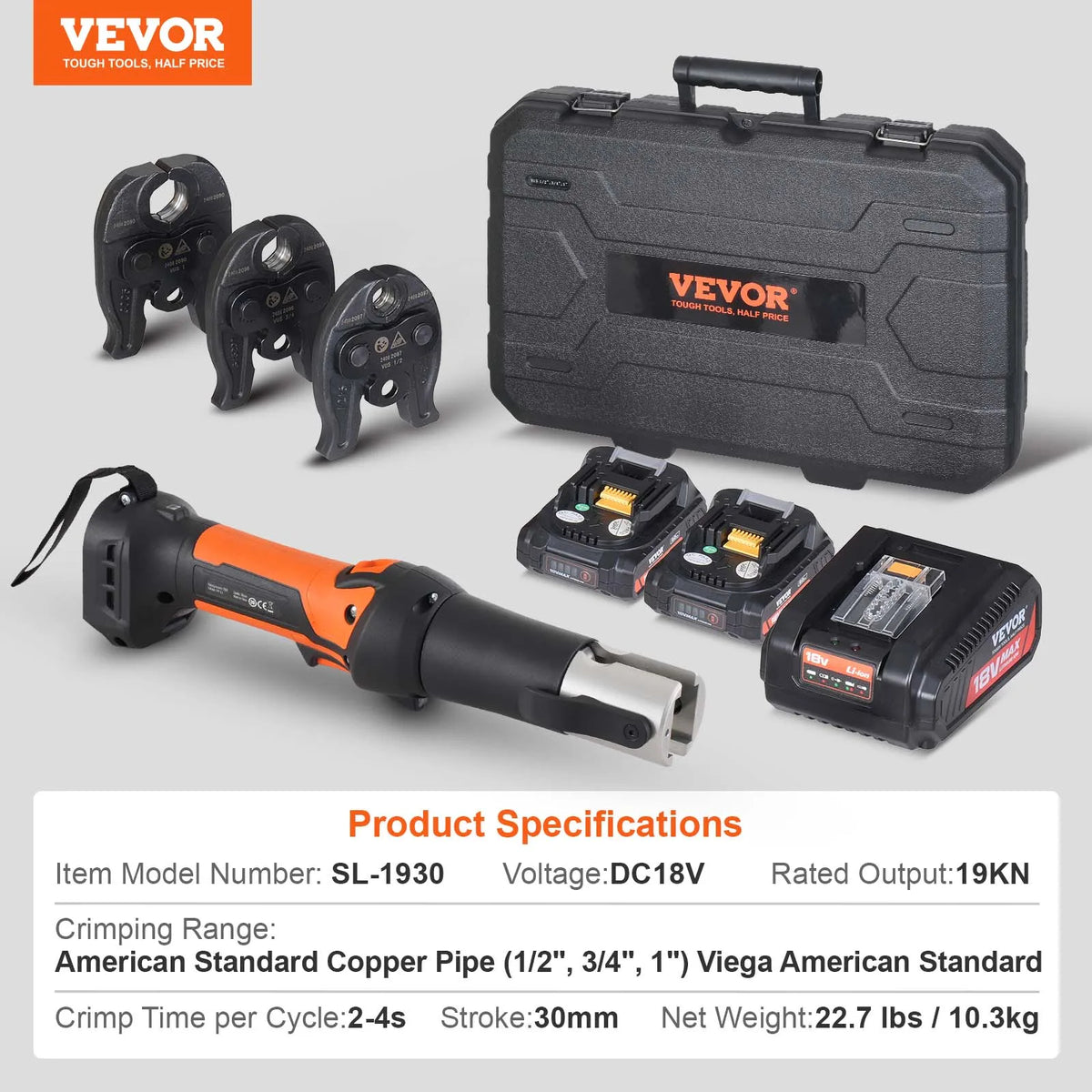 18V Electric Pipe Crimping Tool