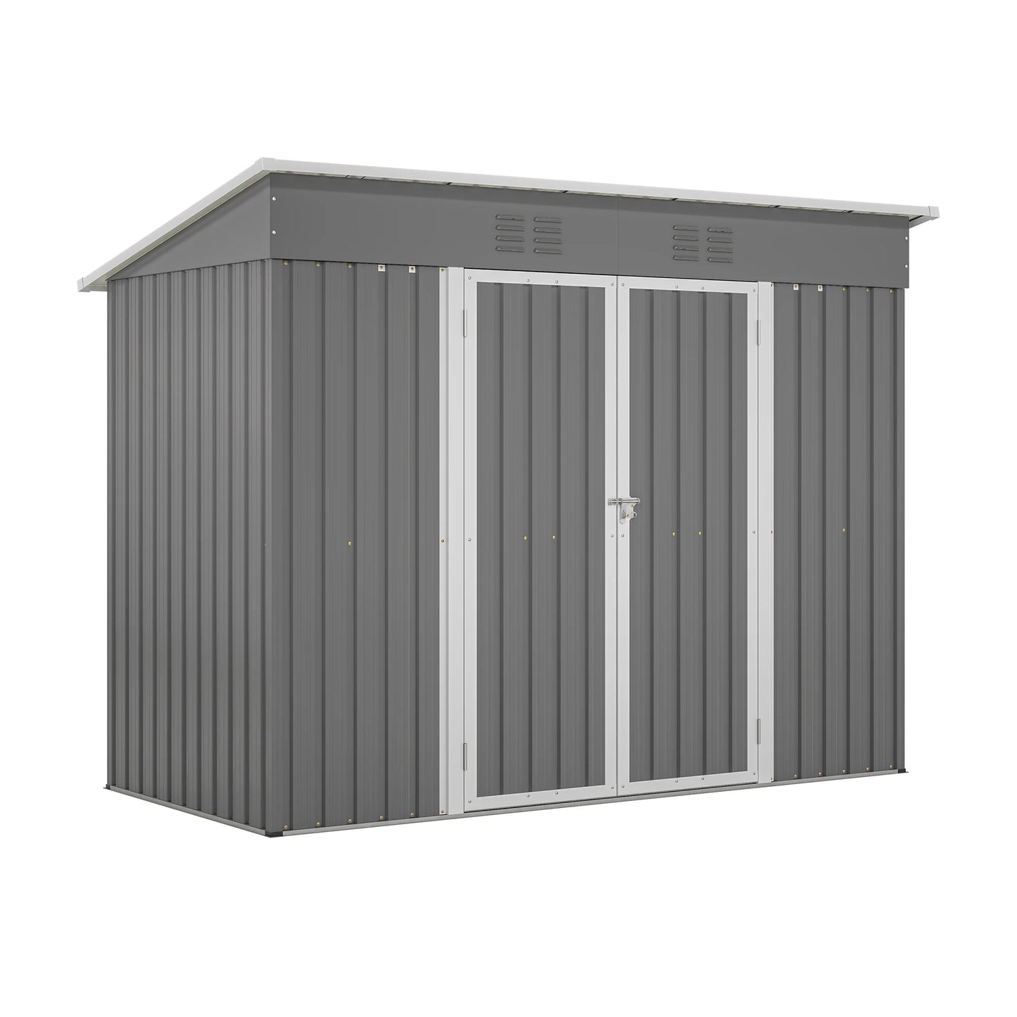 8 x 4 FT Metal  Lean to Storage Shed,