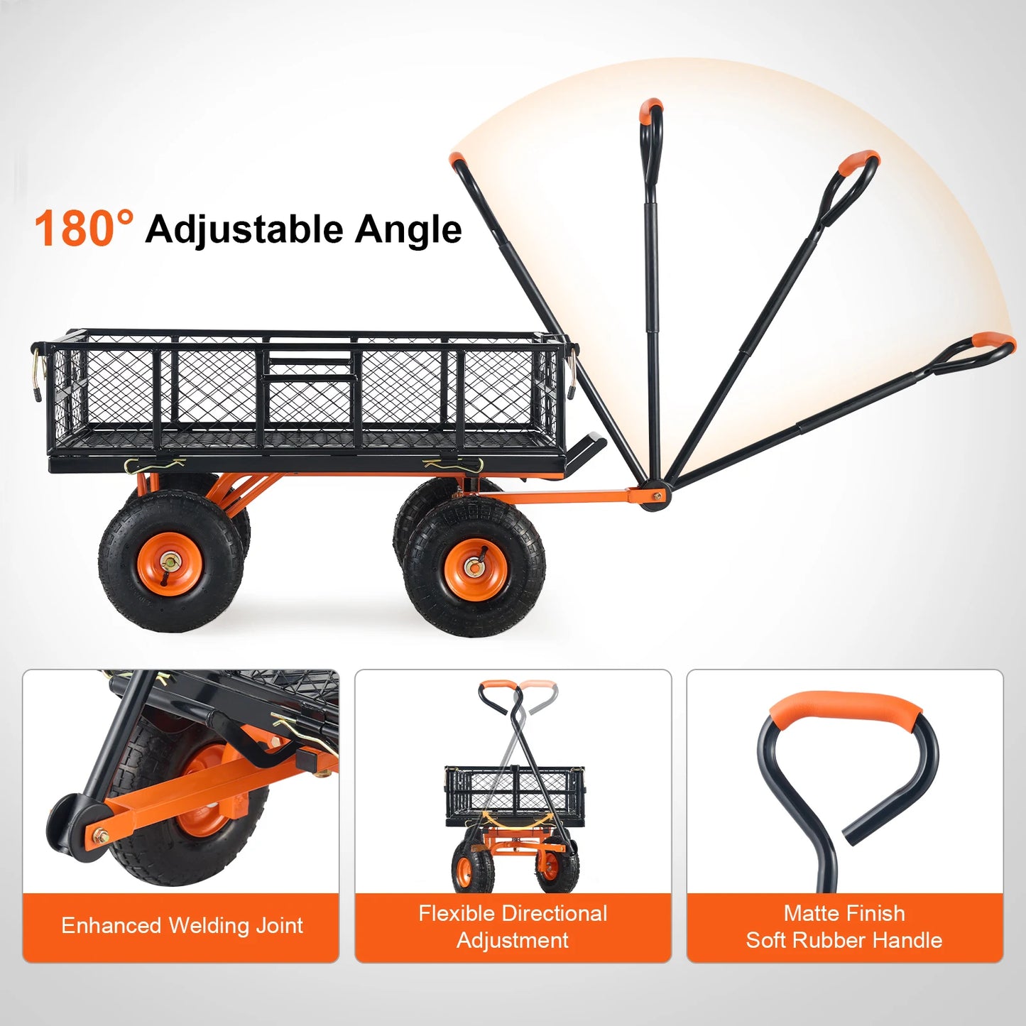 Garden Dump Cart Wheelbarrow