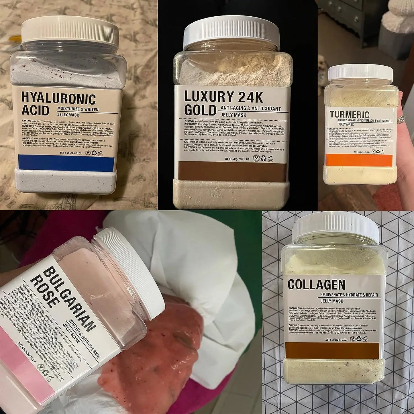 6PCS Jelly Mask Facial