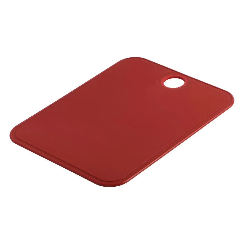 14" x 11" Gripper Non-Slip Poly Cutting Board, Red