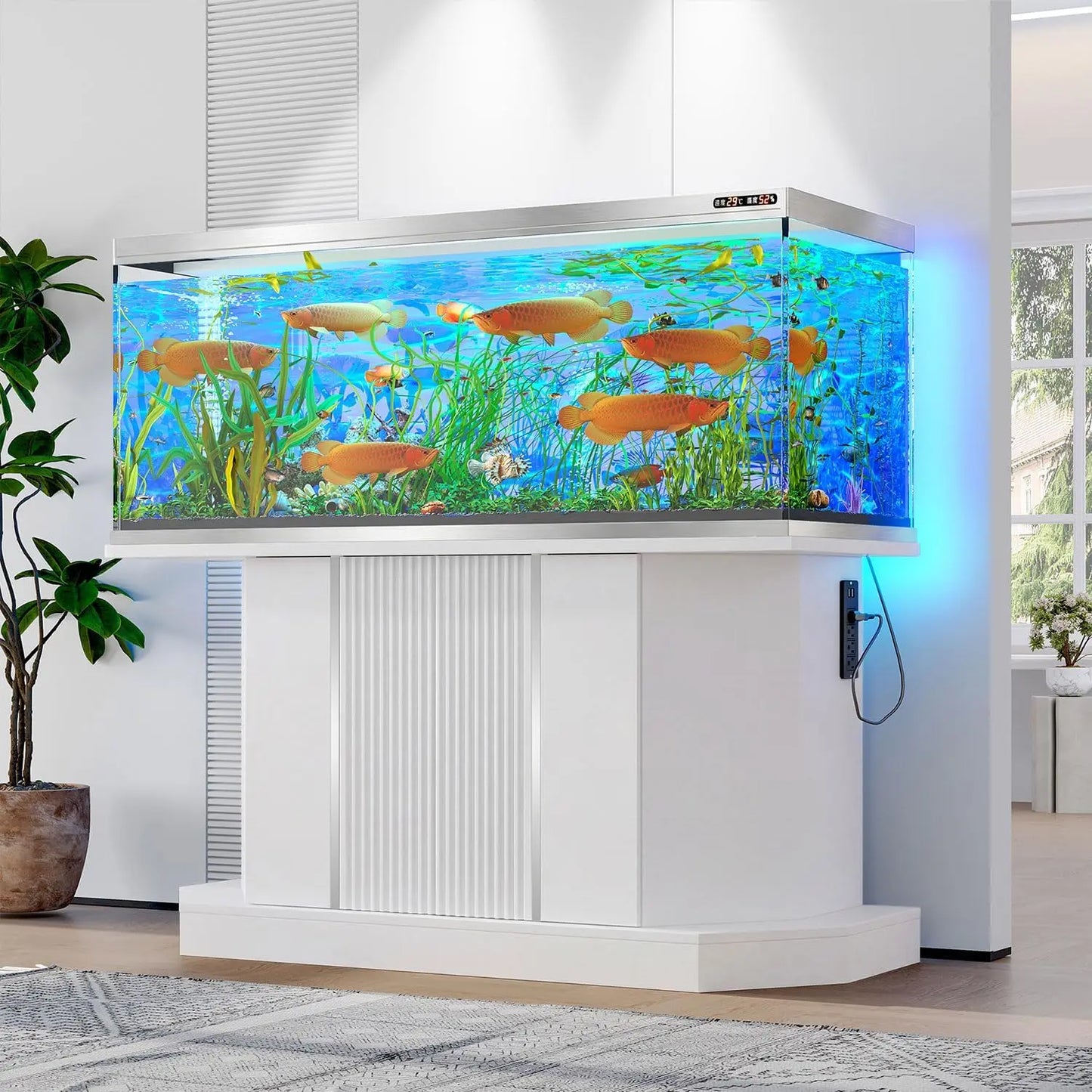 55–75 Gallon Fish Tank Stand with Power Outlet