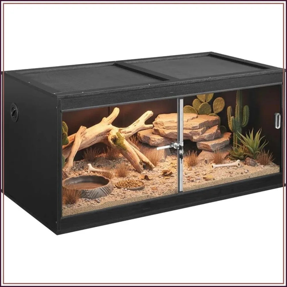 50 Gallon Reptile Tank, Front Opening
