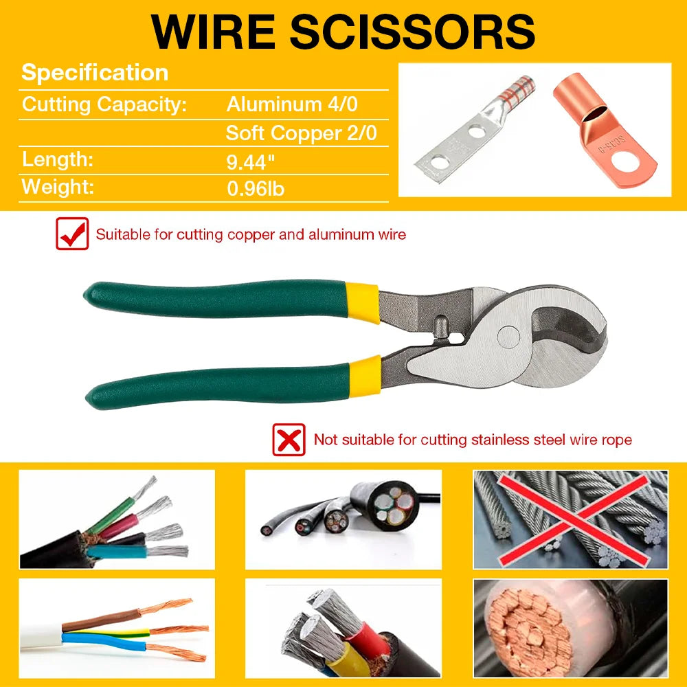 12-2/0 AWG Hydraulic Crimping Tool