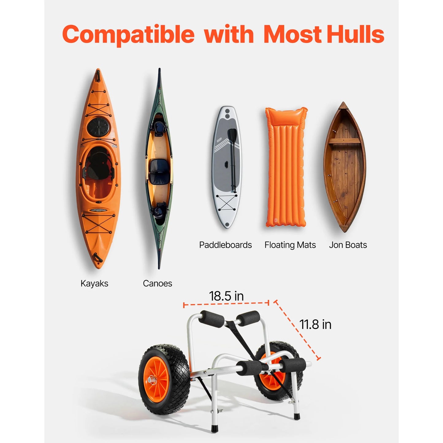 250 lbs Kayak Cart Foldable