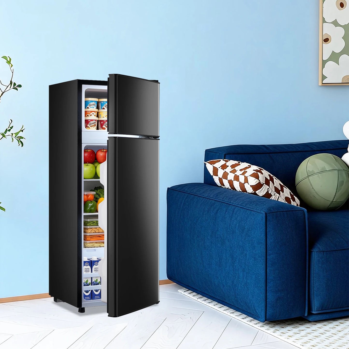 Mini Refrigerator with Top Freezer