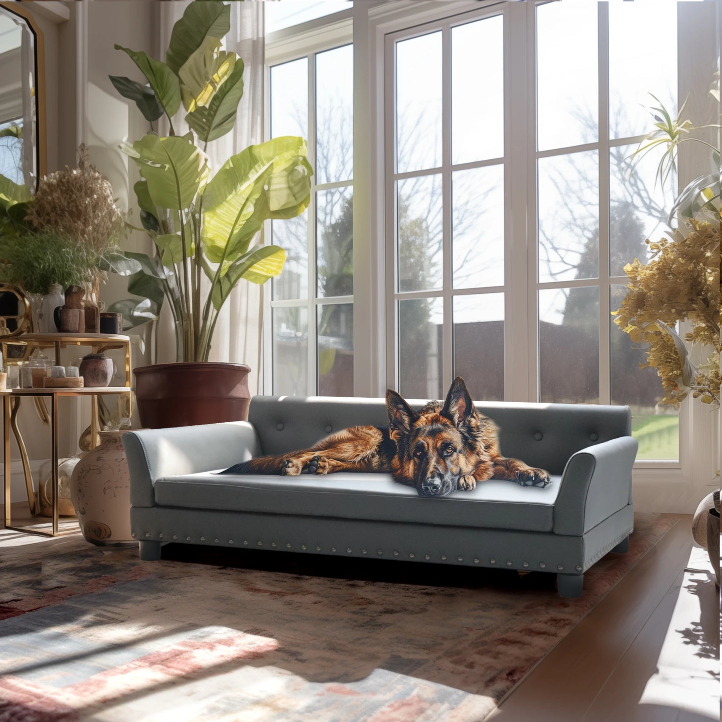 Durable Elevated Dog Sofa