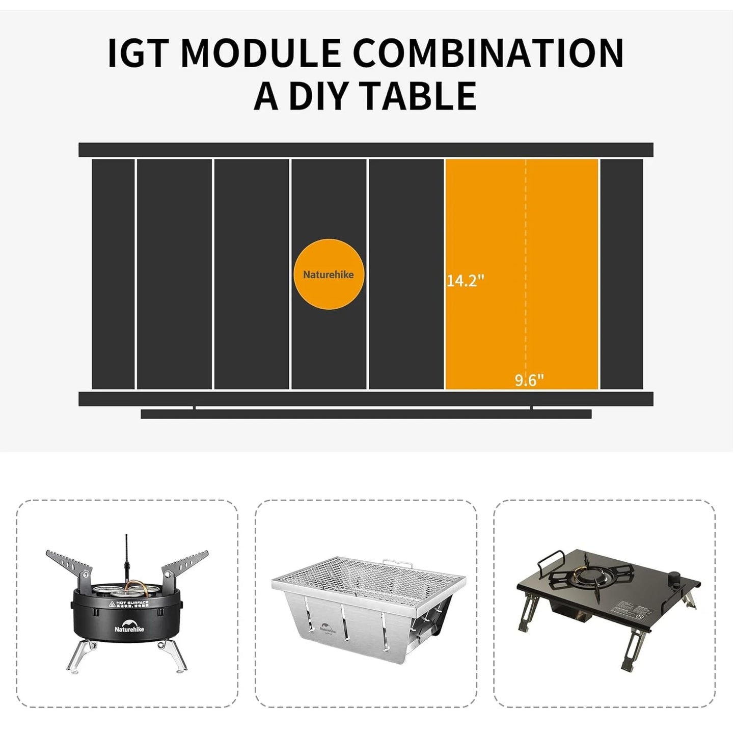 Camping Folding Aluminum Table