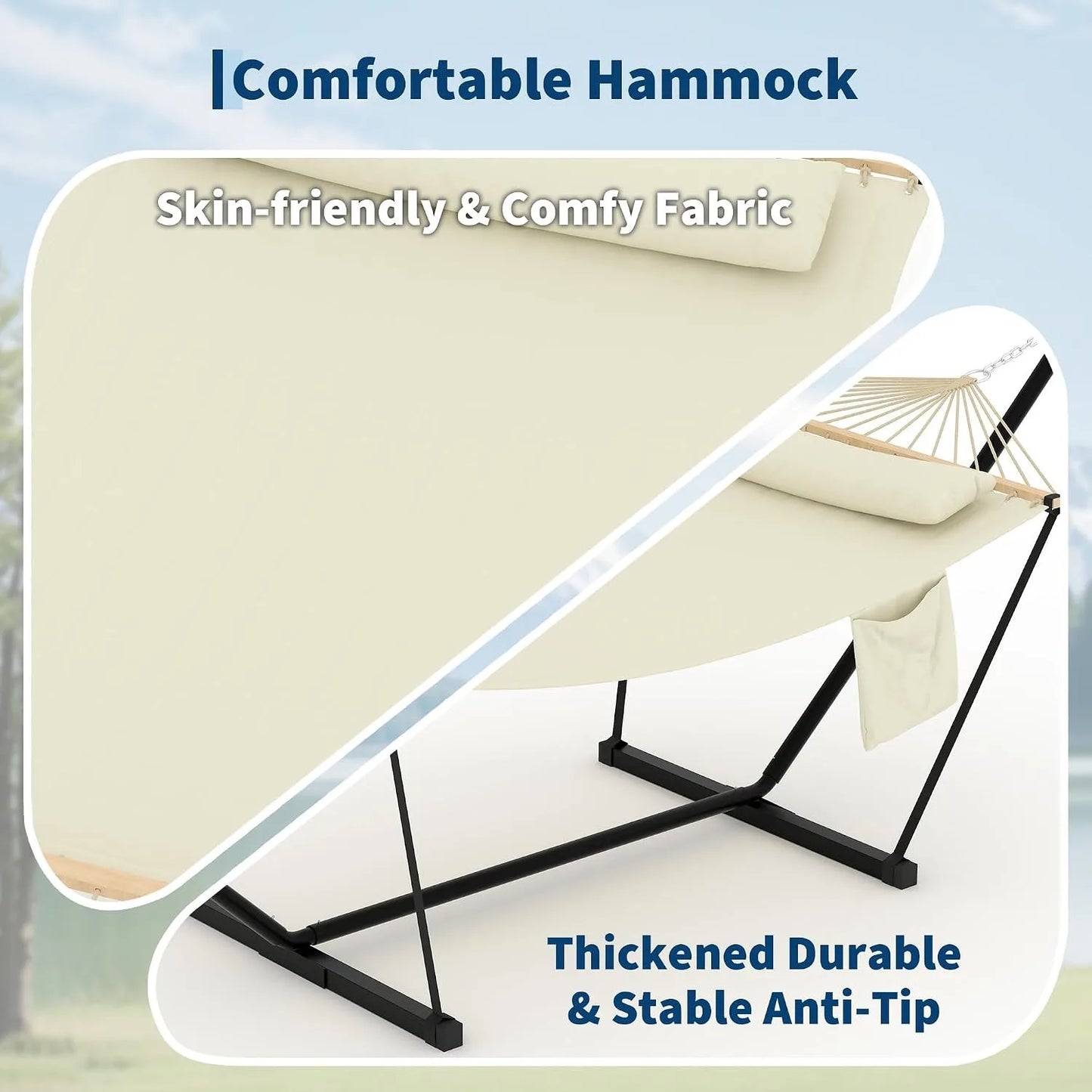 2-Person Hammock with Stand