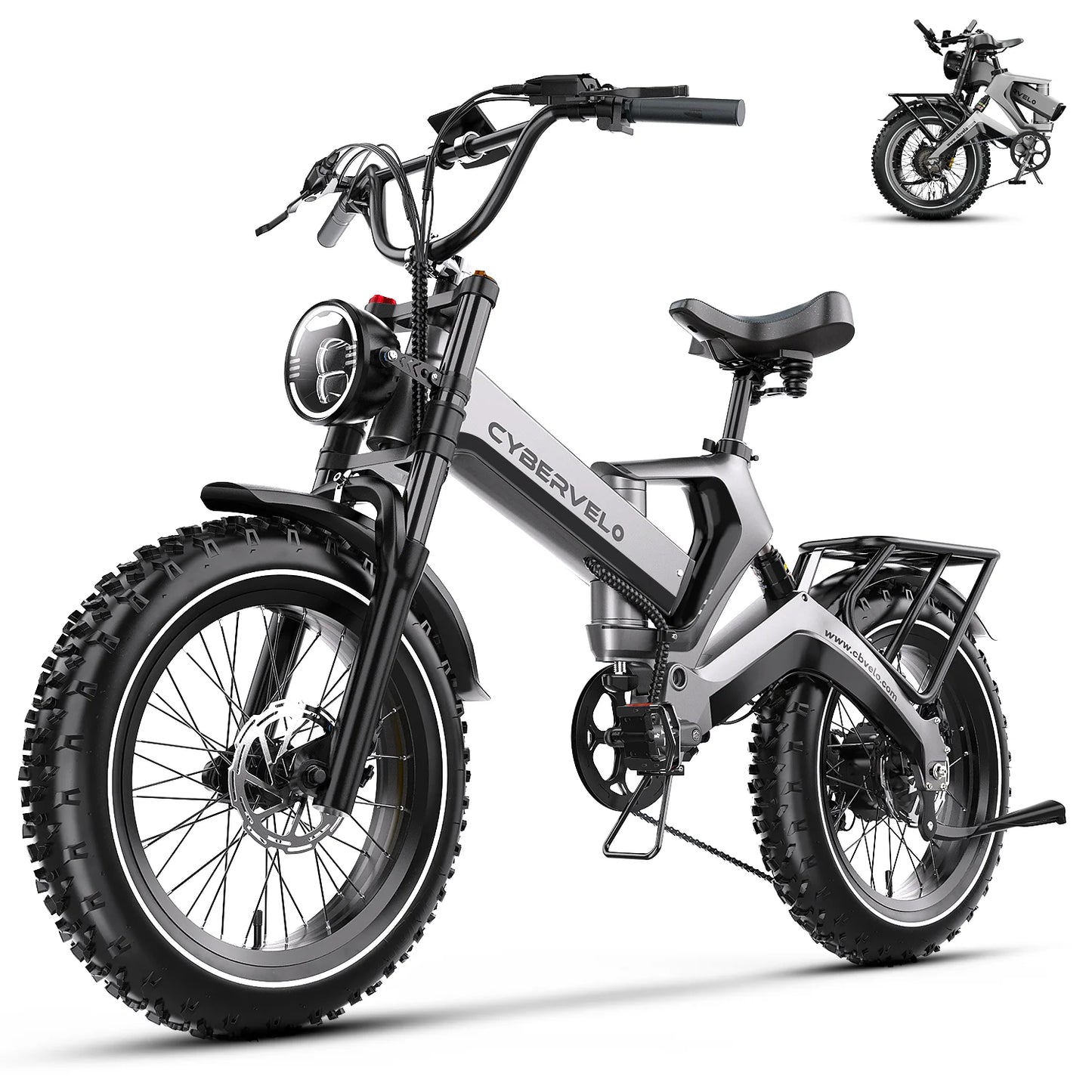 20” Fat Tire 2000W Peak Motor ,48V Removable Battery E Bicycle