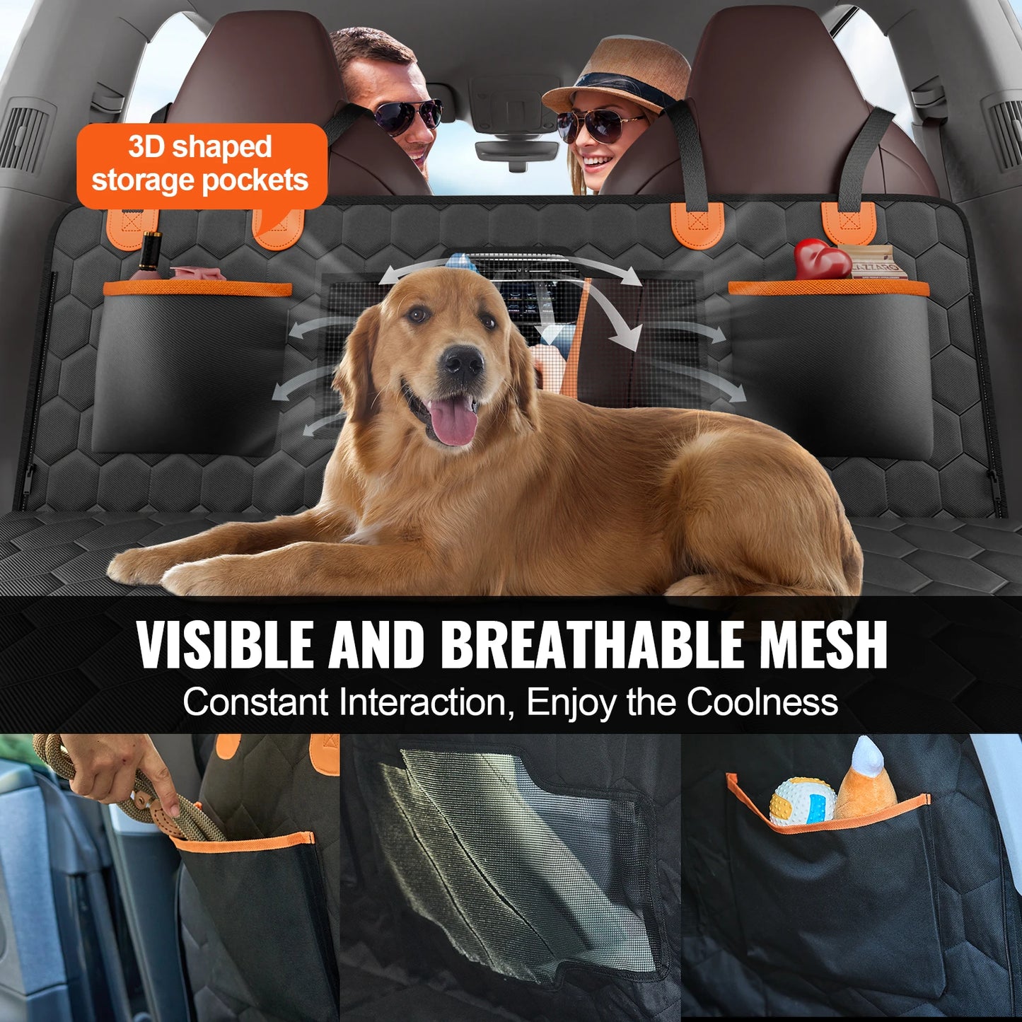 Dog Car Seat Cover for Back Seat