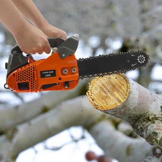 25.4cc 2-Cycle Gas Powered Chainsaw 11.8-inch