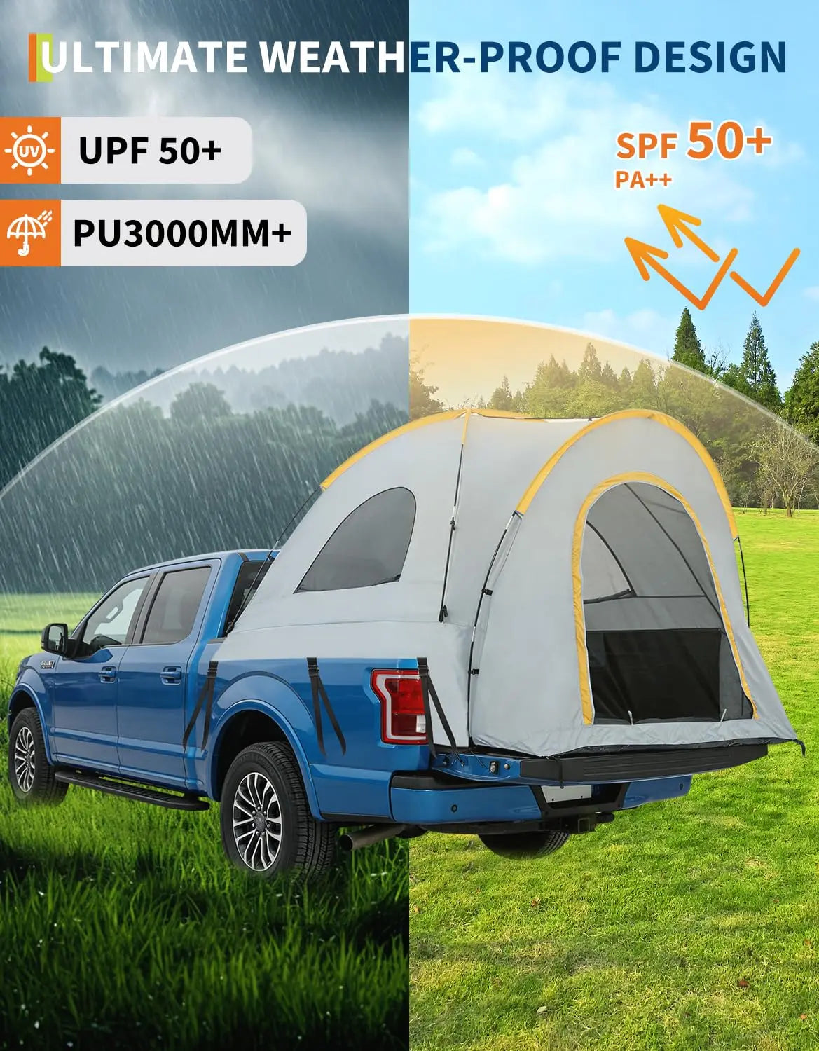 Waterproof Double Layer Pickup Truck Bed Tent