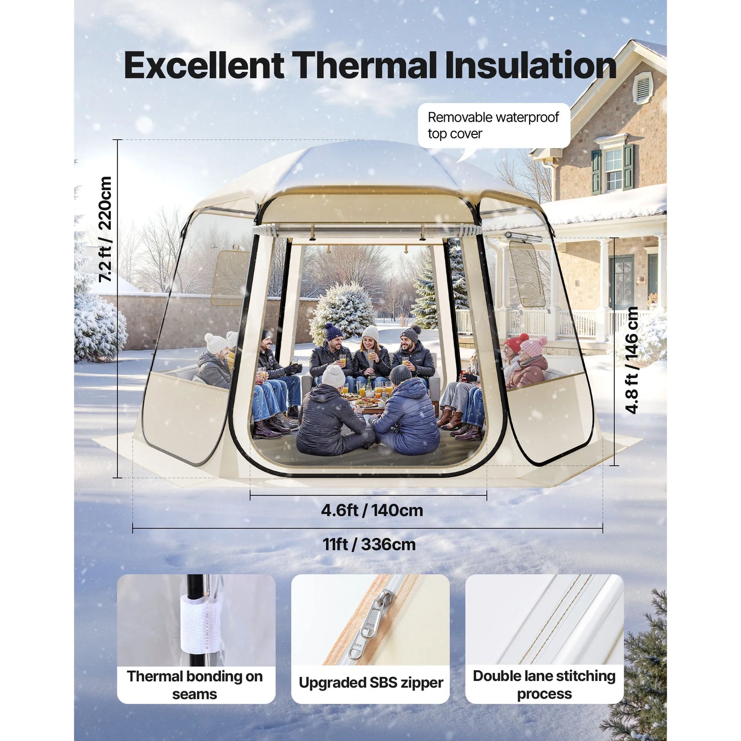 Pop up Bubble Tent Waterproof
