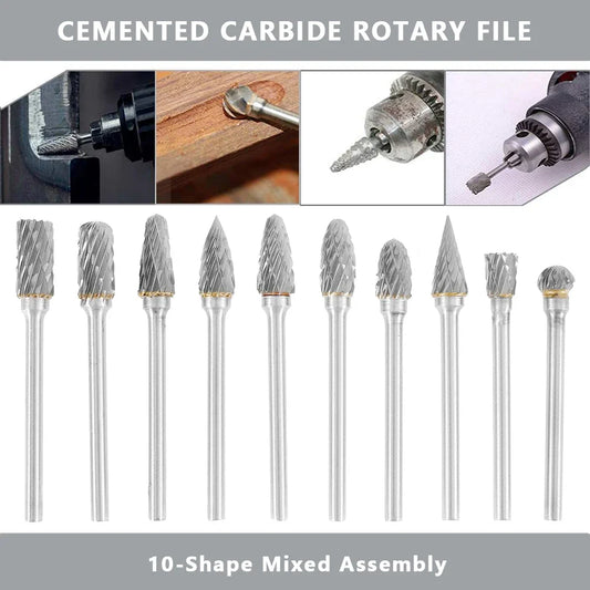 20/30/40PCS Tungsten Carbide Burrs Set