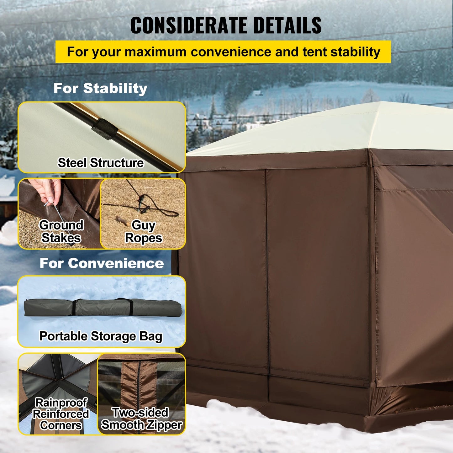 Pop-up Camping Sun Shade Tent