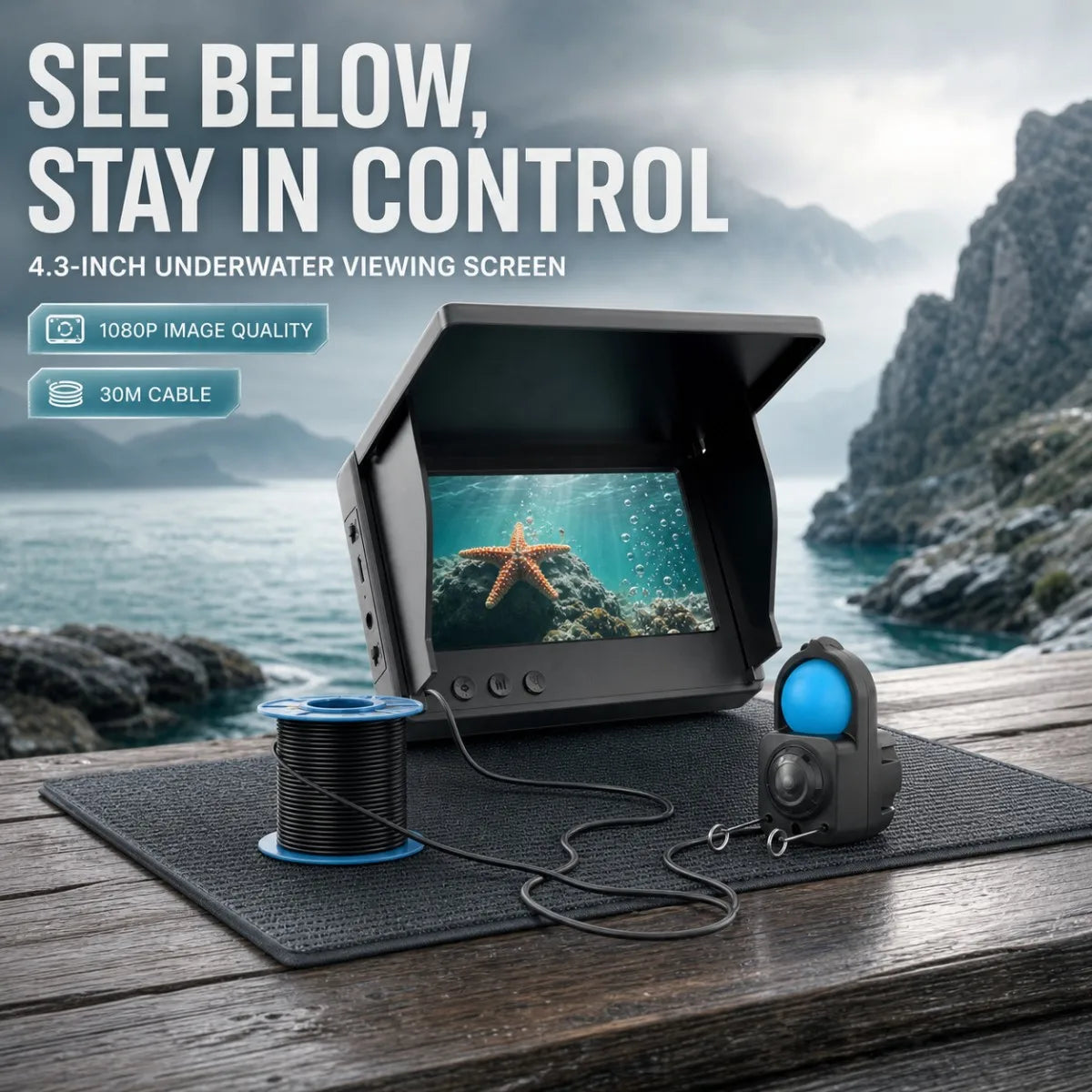 Underwater Fishing Camera With Monitor