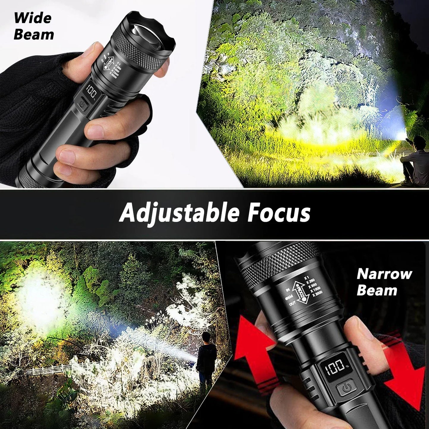 2000LM Ultra Bright P50 LED Flashlight