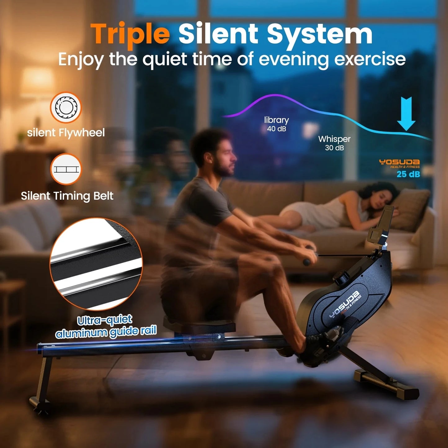 Magnetic Rowing Machine