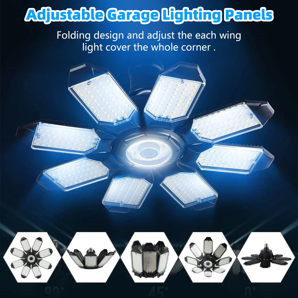 200W Garage Light LED Foldable