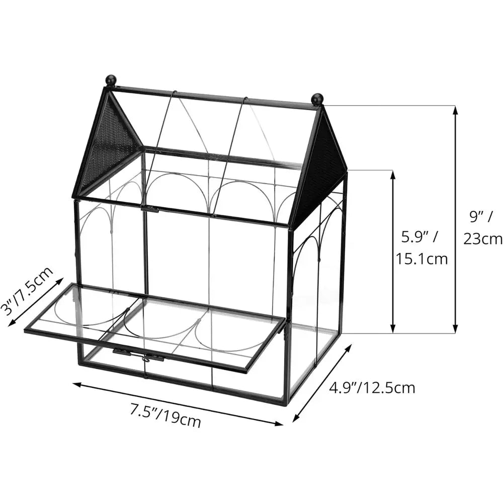 Glass Terrarium Enclosure
