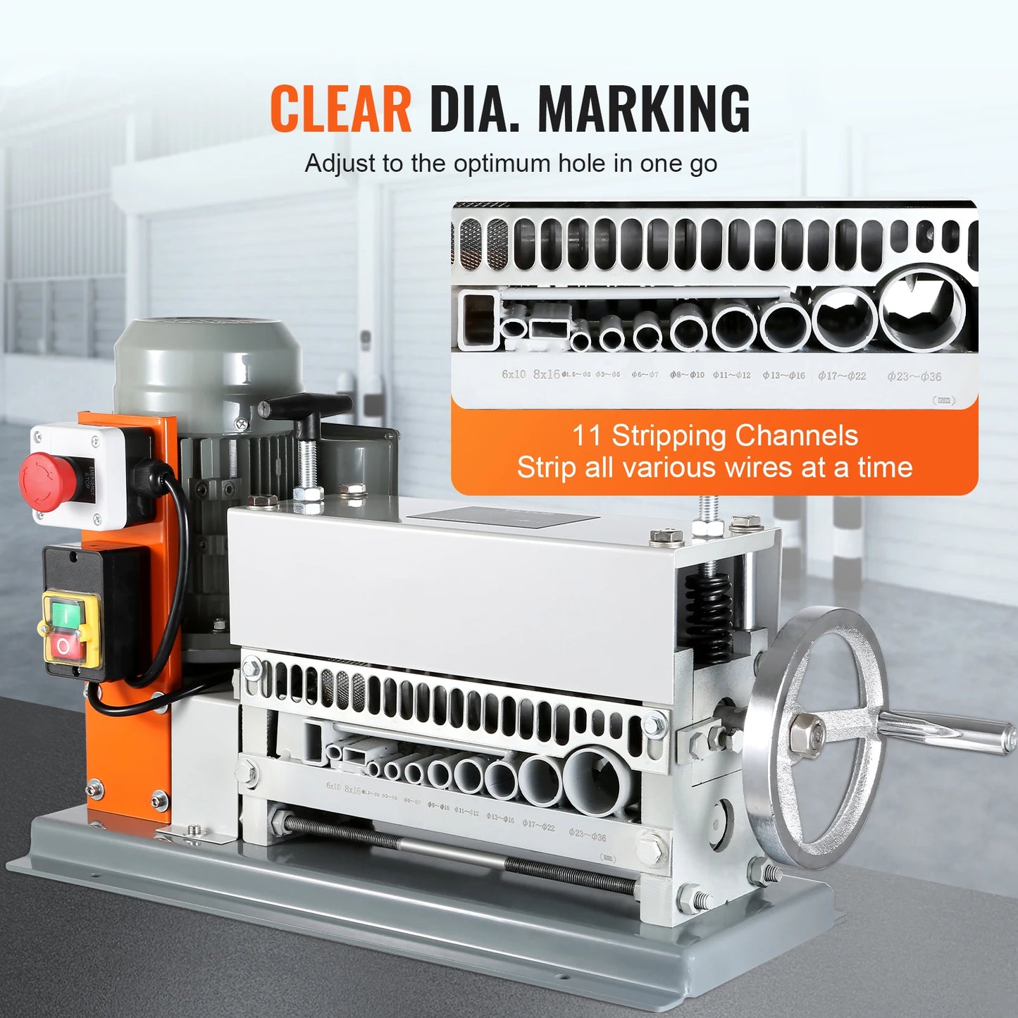Electric/Manual Wire Stripping Machine