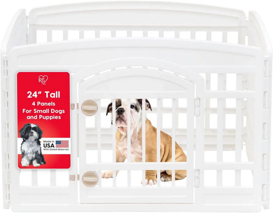 Puppy Playpen with Door, 35x35x24 Inches