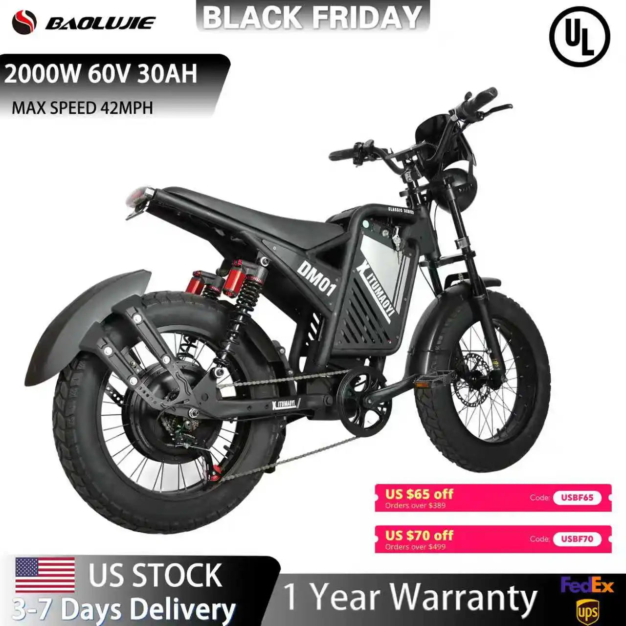 Electric Bicycle 60V 30AH Battery