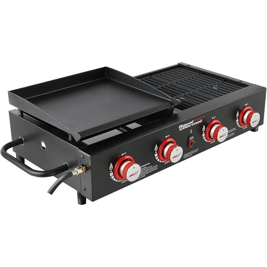 4-Burner Tailgater Grill and Griddle Combo