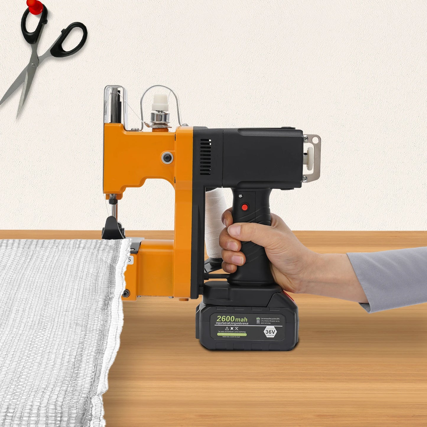 Portable Bag Sewing Machine Handheld Battery Powered