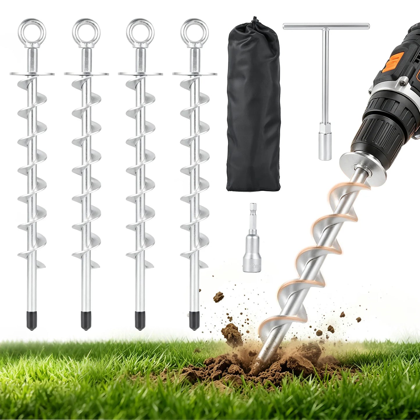 15-Inch Heavy-Duty Anchor  For Tent