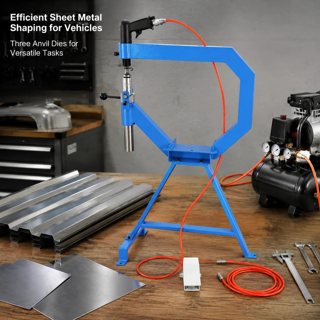 Pneumatic Planishing Hammer with Foot Pedal & Stand
