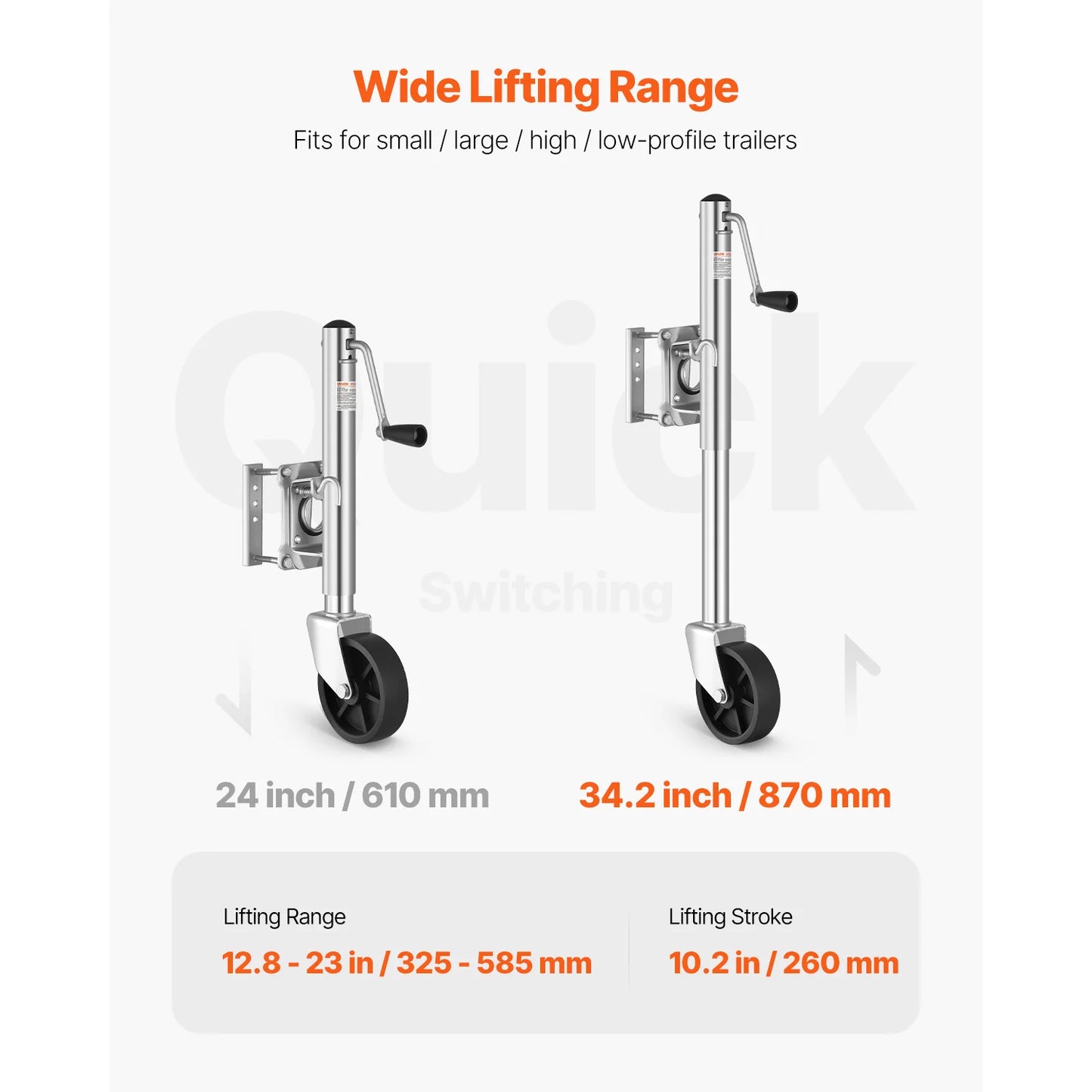 Boat Trailer Jack 1000 lbs/1500lbs