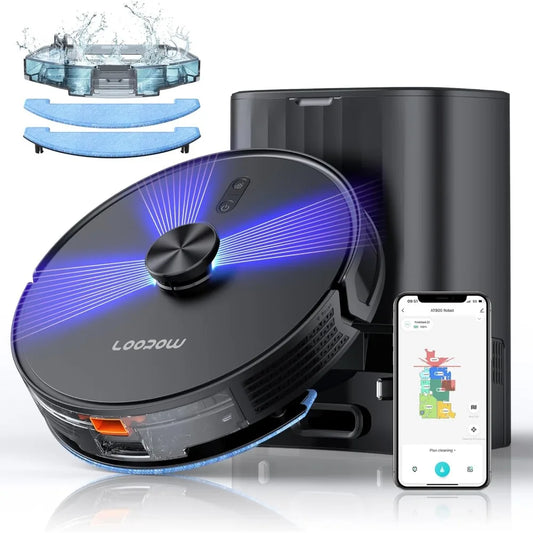 3-in-1 Robot Vacuum and Mop Combo
