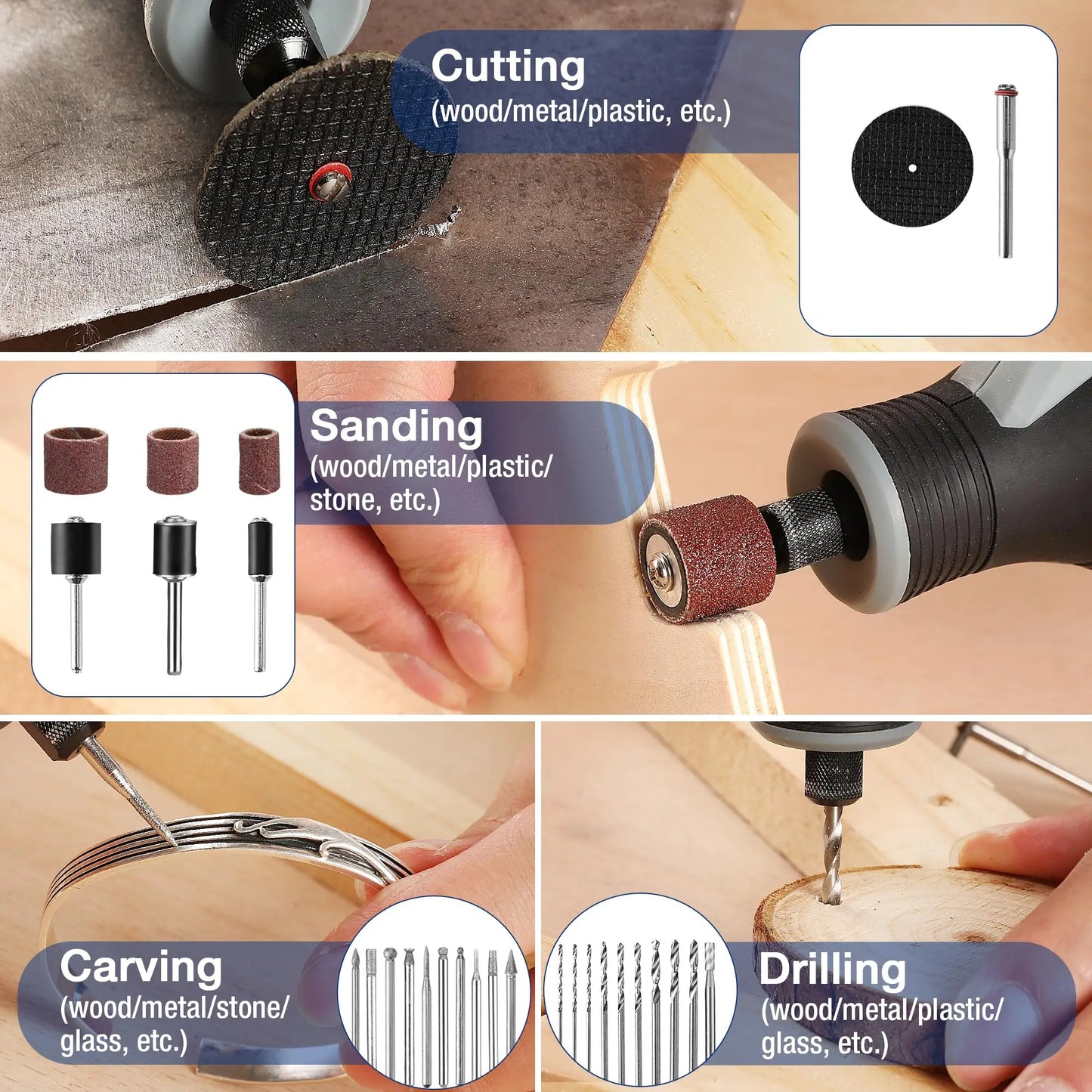 516PCS Rotary Tool Accessories Kit