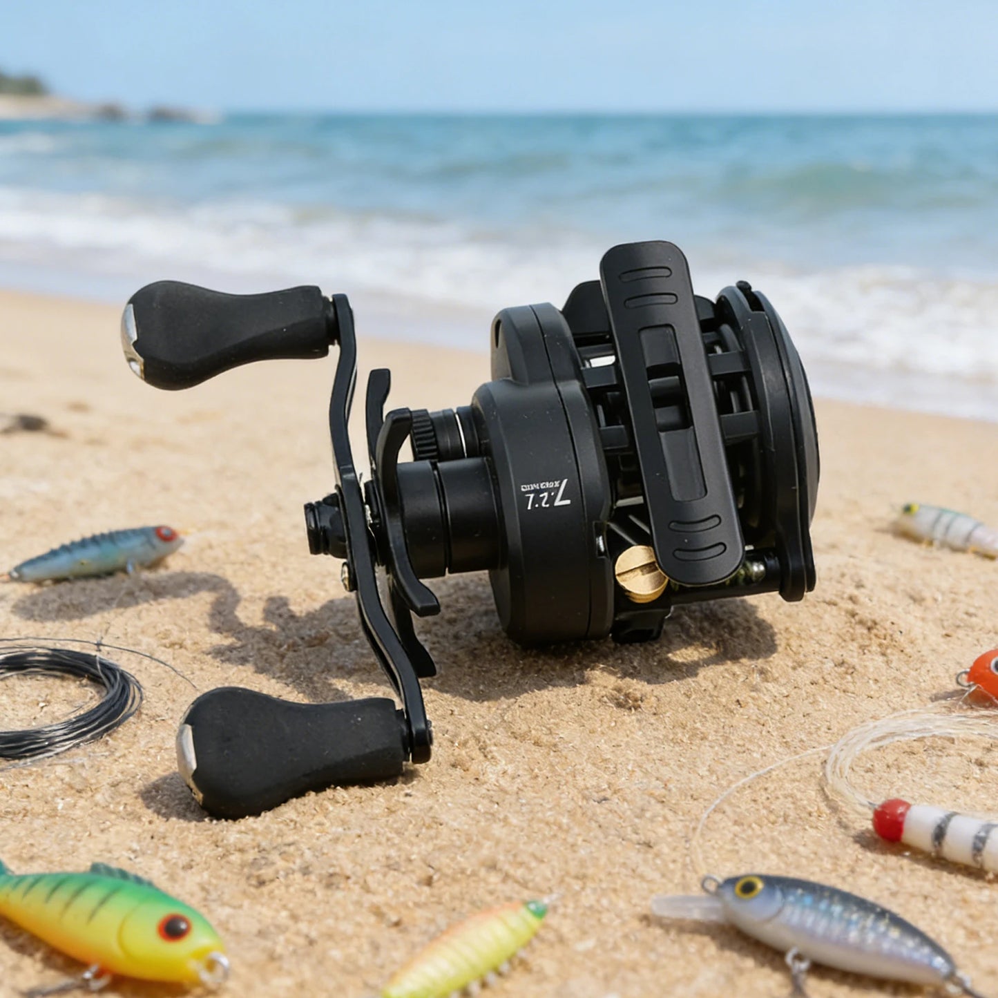 Fishing Reel Baitcaster 7.2:1 Ratio