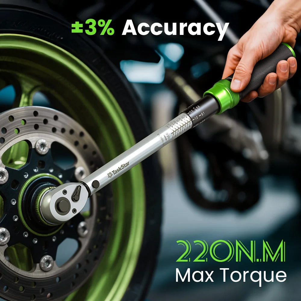 1/4"&3/8"&1/2" Drive Click Torque Wrench Kit