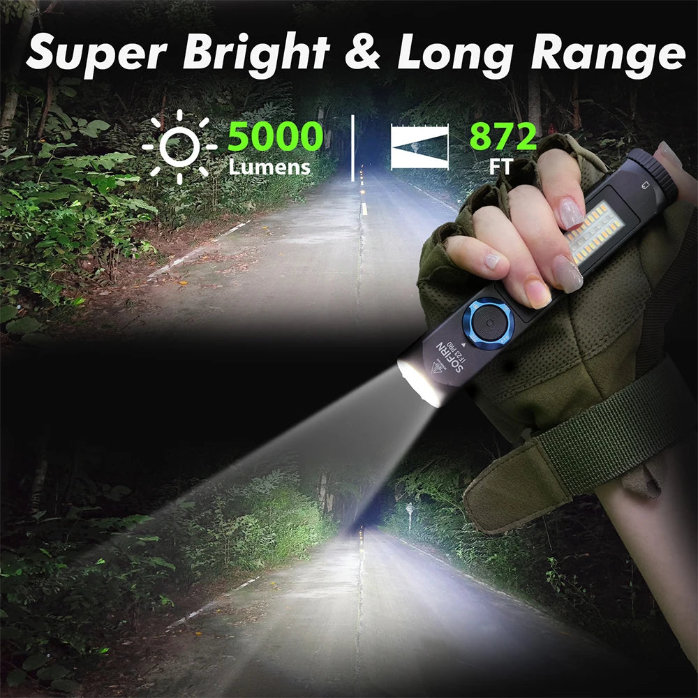 5000lm  LED Flashlight