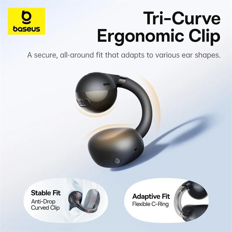 Open Ear Earbuds Clip-On
