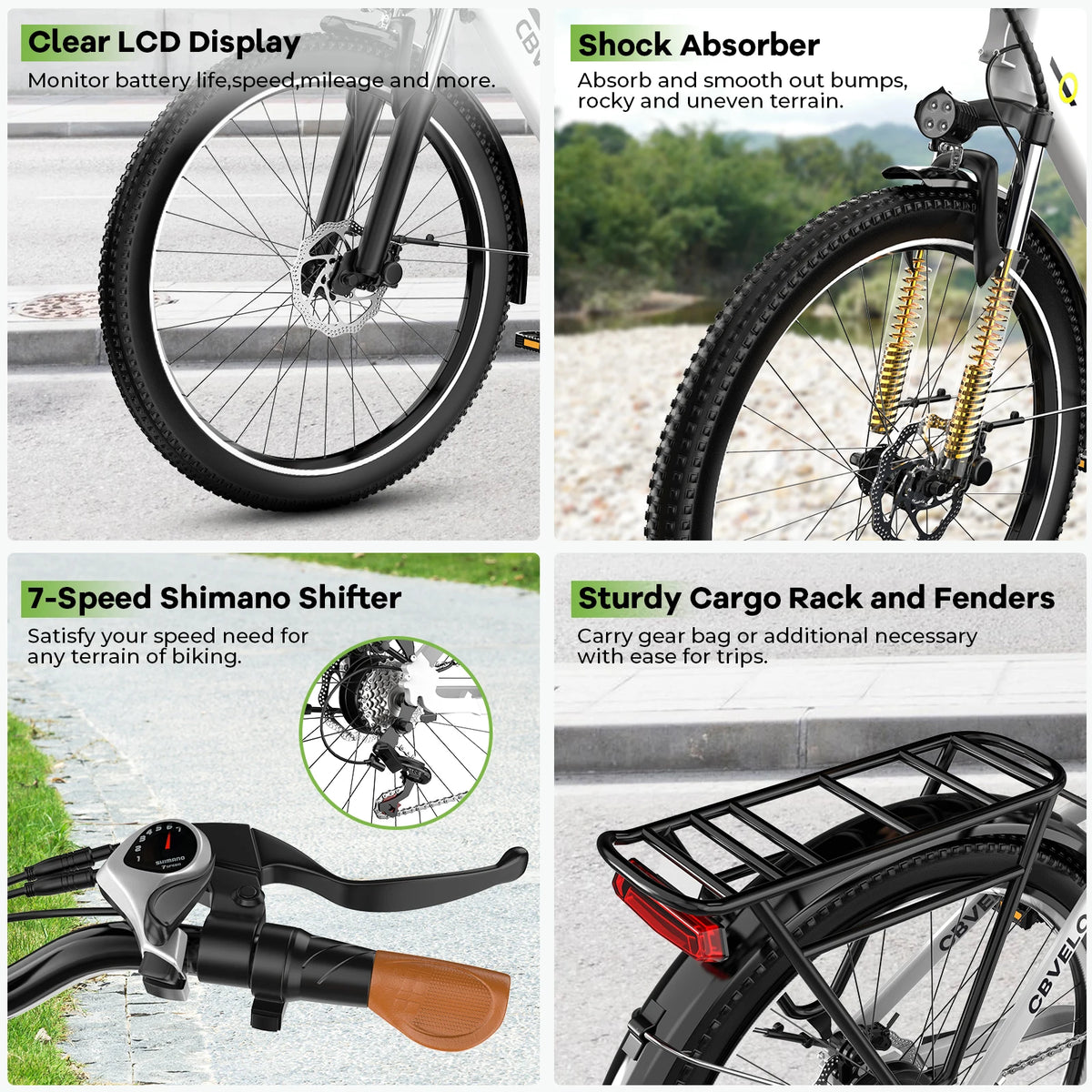 E-Bike 48V 1000W