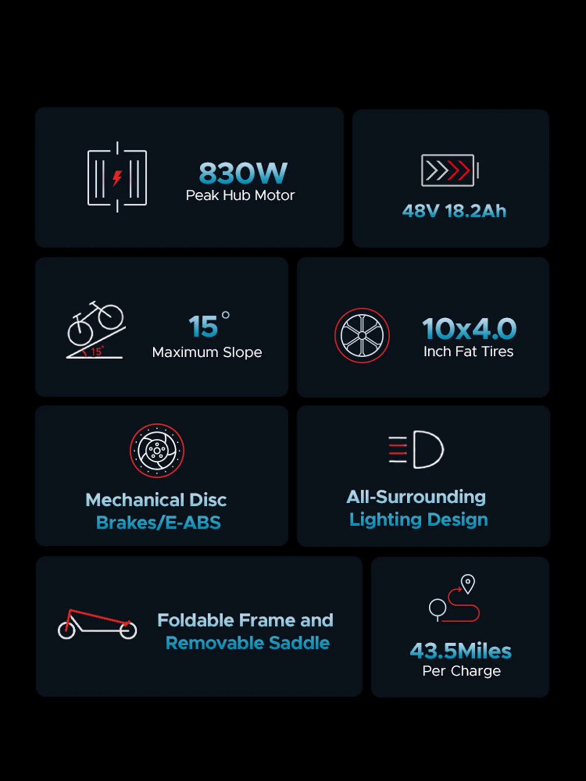 Electric Folding Scooter w/ Seat