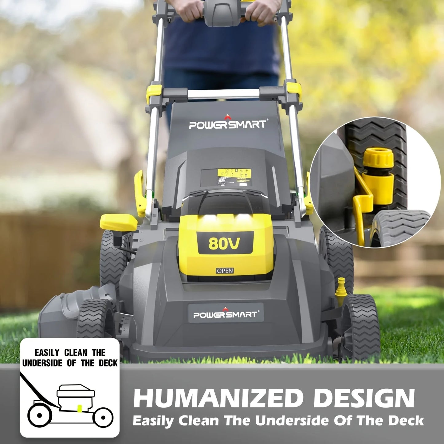 80V 26" Self-Propelled Lawn Mower