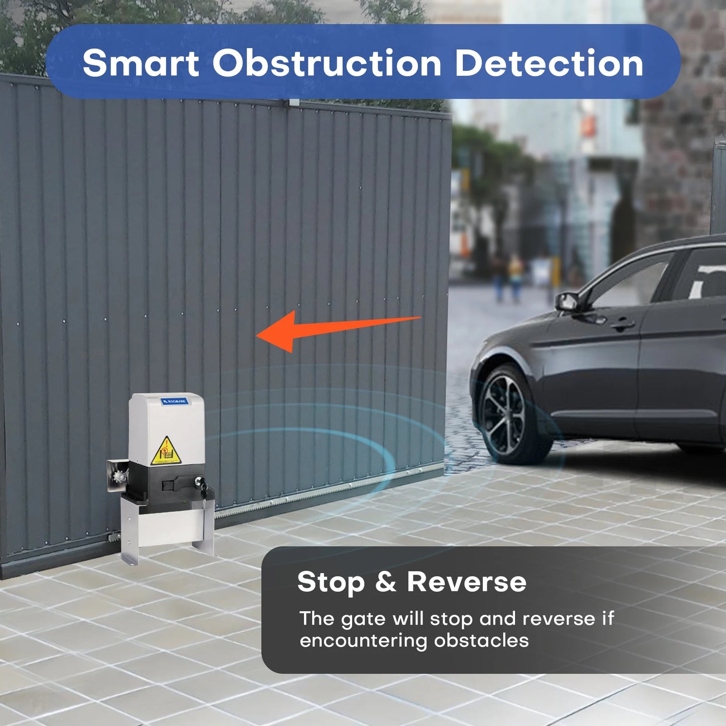 Automatic Sliding Gate Opener Kit