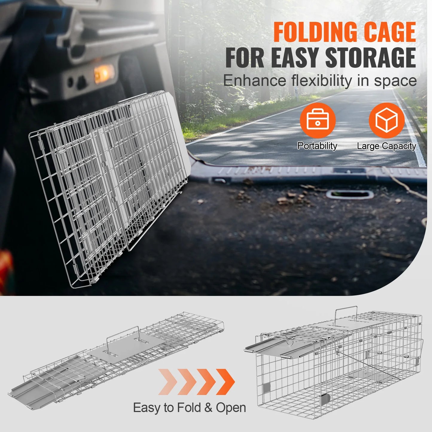 Live Animal Cage Trap